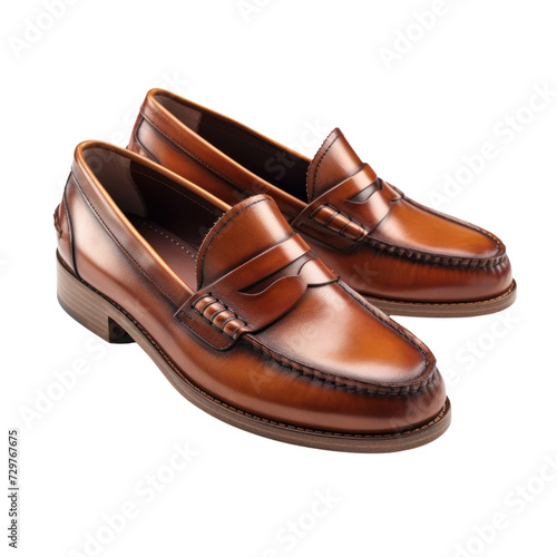 Penny loafers PNG Cutout, Generative AI