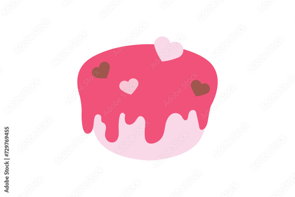 Cake Happy Valentine Day Sticker Cake Happy Valentine Day Sticker