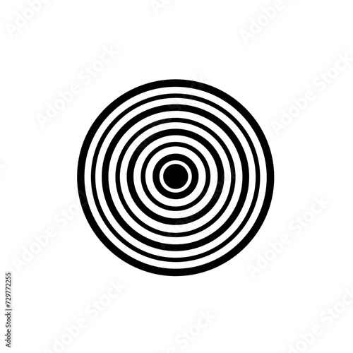 Circles Logo Monochrome Design Style