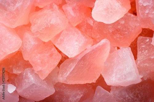 Healthy Himalayan. Salt Crystals in Vivid Texture