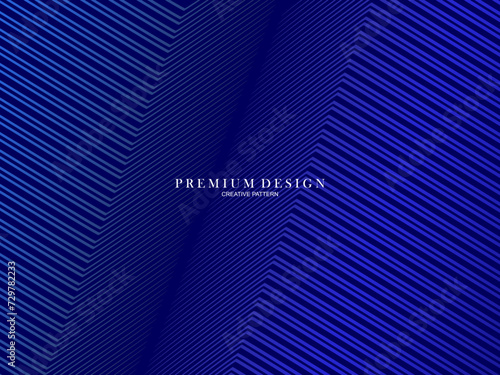 3D modern wave curve abstract presentation background. Luxury line pattern background. Abstract decoration, halftone gradient, 3d Vector illustration. Blue background.
