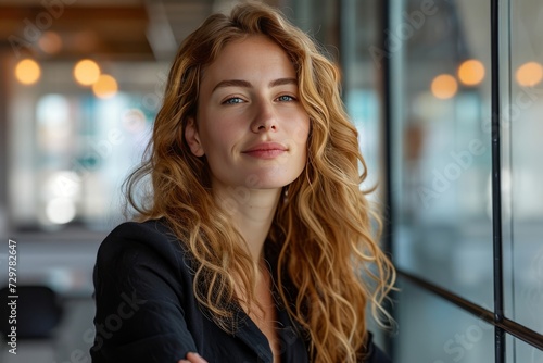 Corporate Business Photography of a Visionary Business Woman, Generative AI