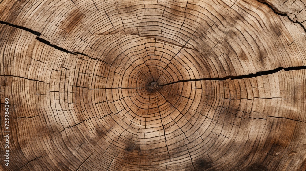 The surface of the cut of an old tree. The rough organic texture of the tree rings. Natural texture. The surface of the cut of an old tree. The rough organic texture of the tree rings. Natural texture.