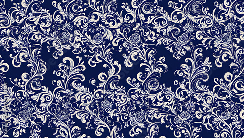 Obraz na płótnie Batik background digital illustration 
