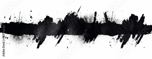black splashed brushstroke photo