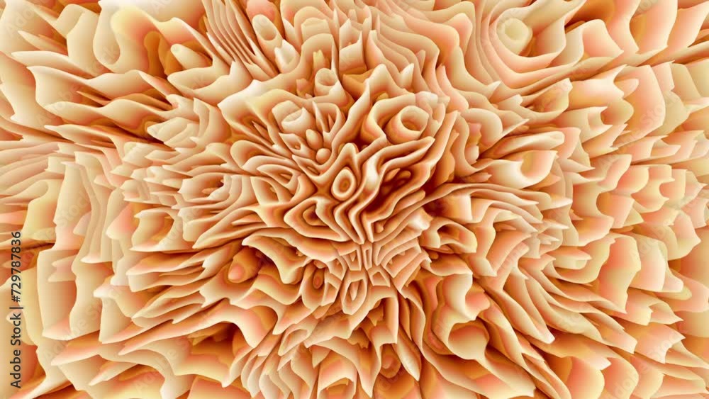 Abstract 3D loop of fractal turbulence. Pixel sorting. Glitch art. Abstract 3D loop of fractal turbulence. Pixel sorting. Glitch art.