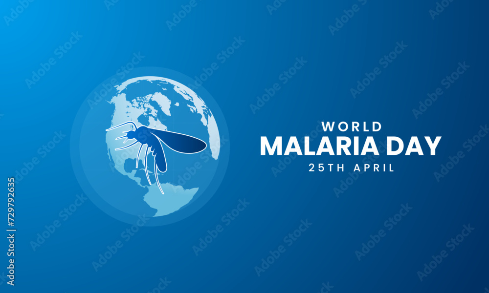 World Malaria Day, Malaria day creative design for social media post. 3D Illustration World Malaria Day, Malaria day creative design for social media post. 3D Illustration