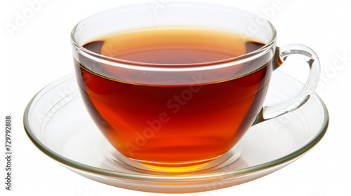Sip into relaxation: steam wafts from your cup, inviting you to enjoy freshly brewed tea.