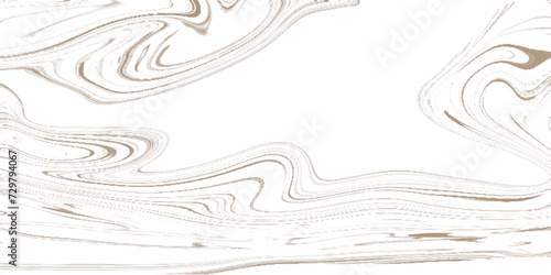Liquid, marble, abstract texture vector pattern brown and white color background. Hand drawn vector illustration