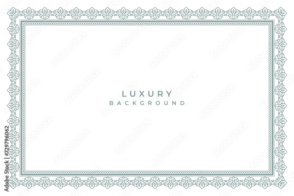 luxury blue page certificate border seamless pattern or wedding invitation background banner luxury blue page certificate border seamless pattern or wedding invitation background banner