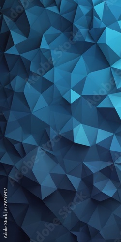 Polygonal Shapes in Blue Darkslategrey © kotlyarn
