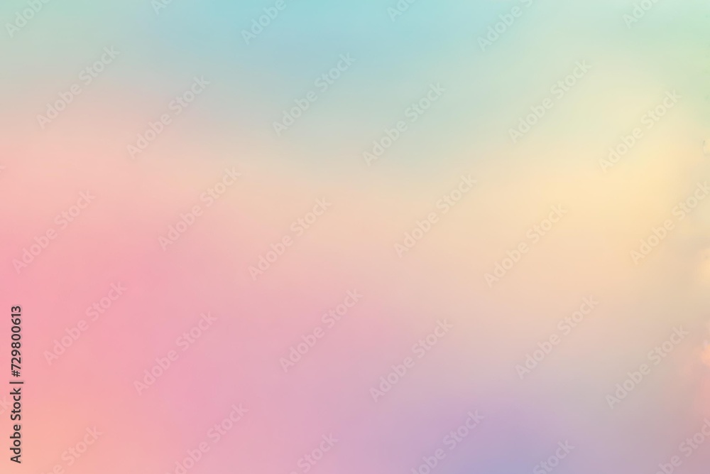 Abstract Gradient Smooth Blurred Bokeh Pastel Background Image