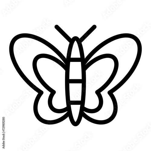 Butterfly Vector Line Icon