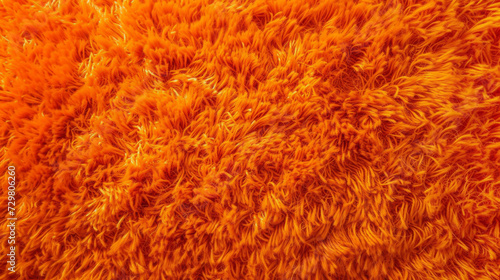 Orange shag carpeting 1970's style photo