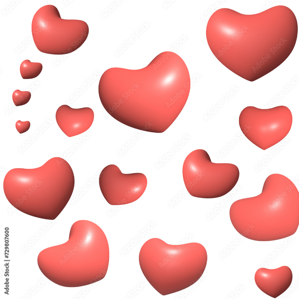 pattern with red hearts pattern with red hearts