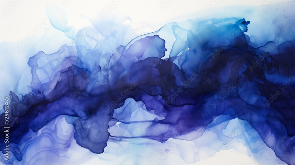 
 blue water color abstract background.