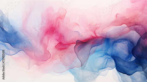 blue and pink wave background