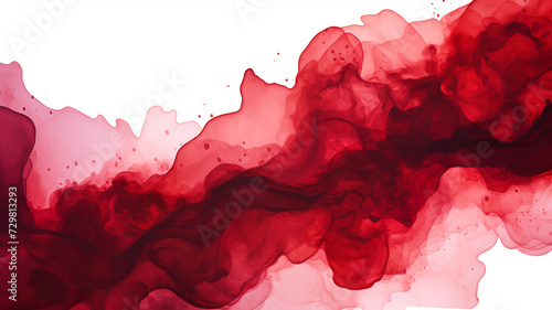 red water color abstract background.