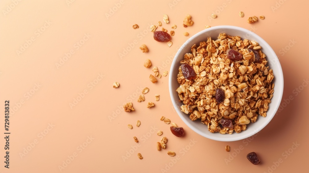 bowl is round with a contrasting rim color, filled to the brim, showcasing a hearty serving bowl is round with a contrasting rim color, filled to the brim, showcasing a hearty serving