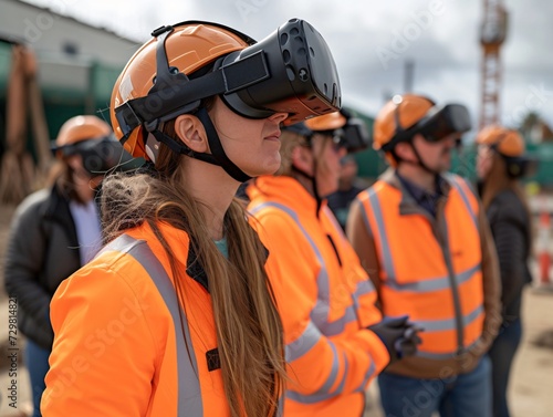 Leveraging virtual reality tools, a civil engineer immerses themselves in the detailed planning and execution of urban infrastructure initiatives.