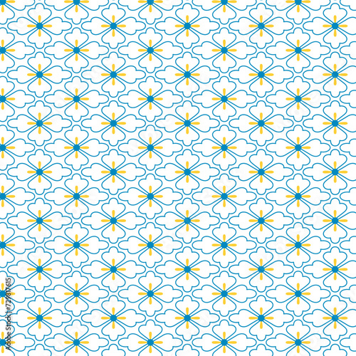 seamless pattern with flowers