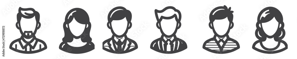 People icon set. person icon vector. User Icon vector. team symbols People icon set. person icon vector. User Icon vector. team symbols