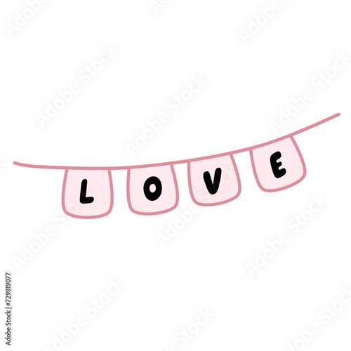 Pink Bead bracelet for valentine