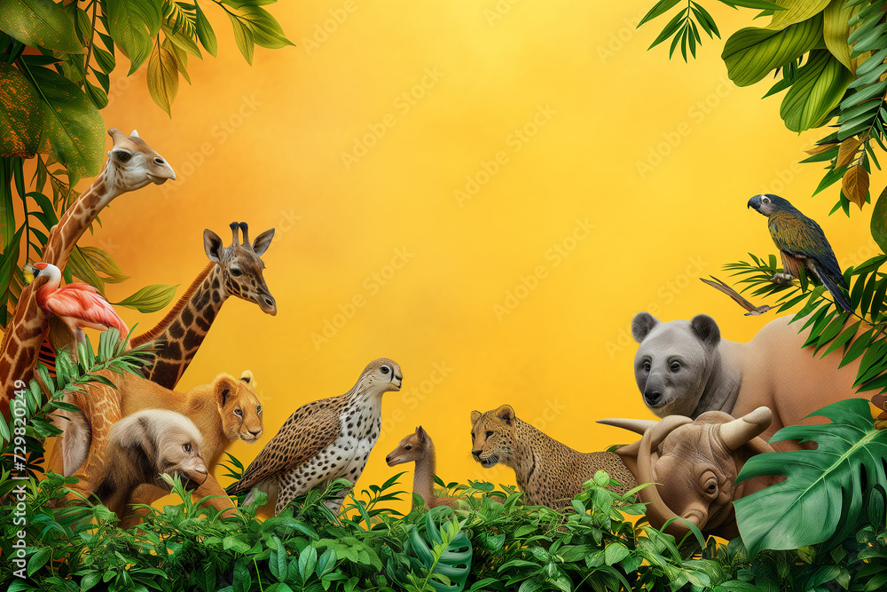 Earth Day or World Wildlife Day concept. Save our planet, protect green nature. Earth Day or World Wildlife Day concept. Save our planet, protect green nature.
