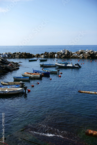 Beautiful village in Cinque Terre, Vernazza, La Spezia
