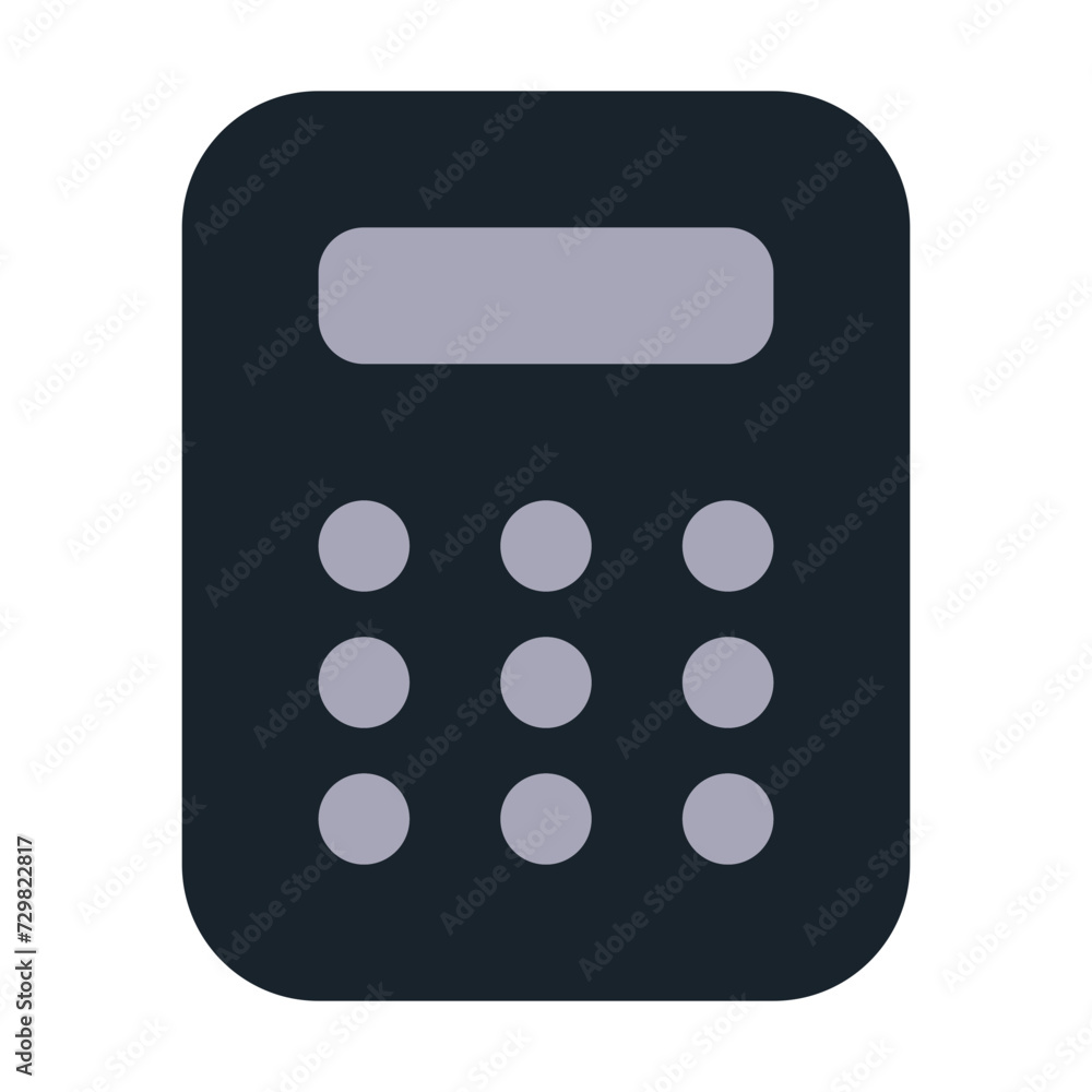 calculator icon isolated on white background calculator icon isolated on white background