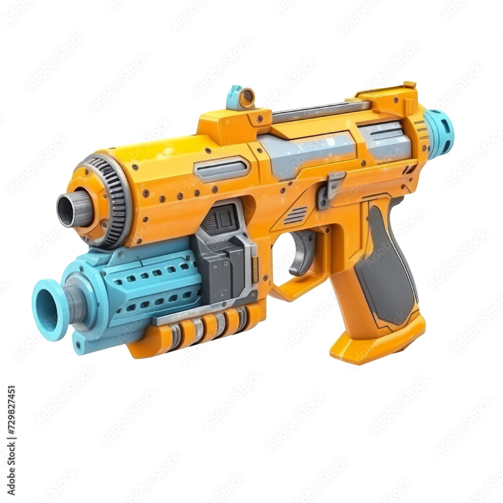 Nerf blaster PNG Cutout, Generative AI Nerf blaster PNG Cutout, Generative AI