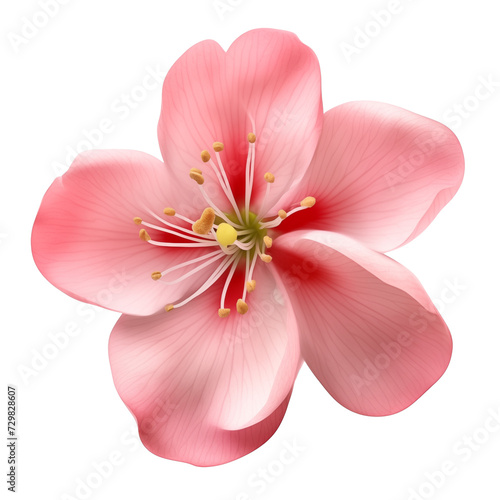 pink flower isolated