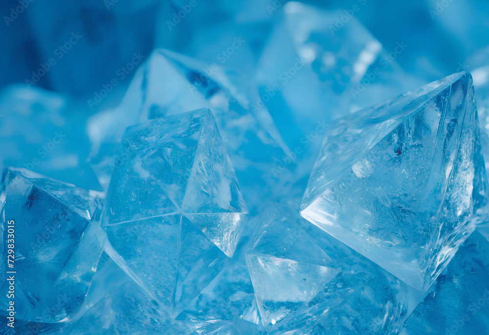 Blue ice cube geometric background
Blue ice cube geometric background