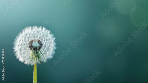  a close up of a dandelion on a blurry background with a blurry image of the dandelion in the center of the dandelion.