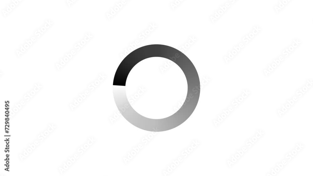 Circle Loading icon loop out animation with dark background Circle Loading icon loop out animation with dark background