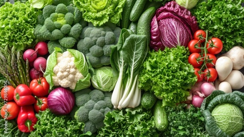  a close up of a bunch of different types of fruits and veggies on a black surface with red, white, green, yellow, and red tomatoes.