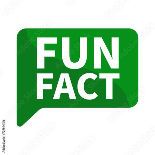 Fun Fact Text In Green Rectangle Shape For Information Promotion Announcement Business Marketing Social Media
