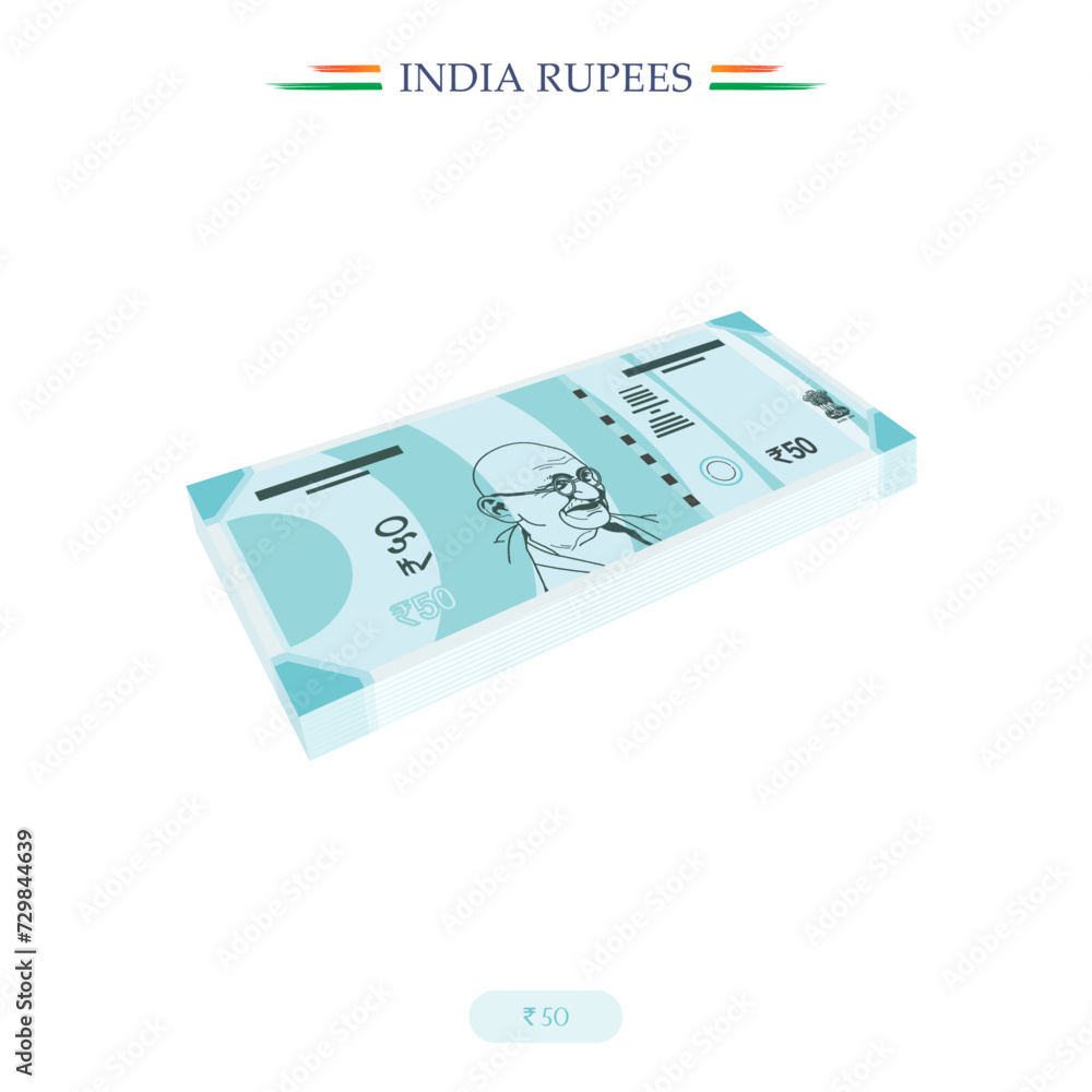 vector India Rupees,10,20,100,200,500, India Currency Notes banknote with white background vector India Rupees,10,20,100,200,500, India Currency Notes banknote with white background