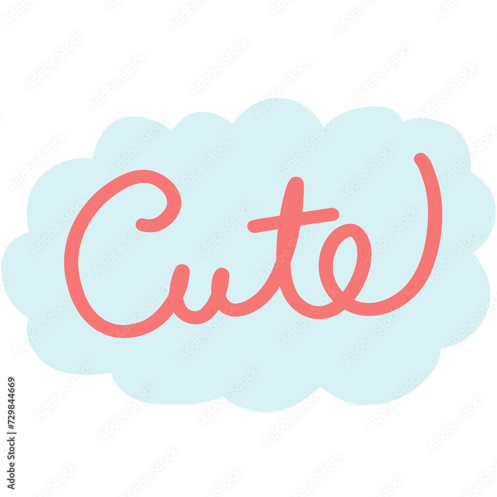 cute word sign
