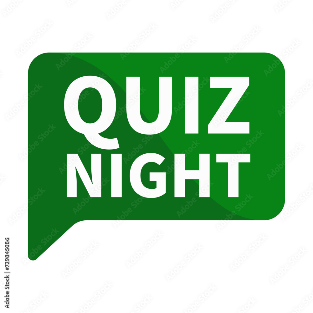 Quiz Night Text In Green Rectangle Shape For Question Answer Information Announcement Promotion Business Marketing Social Media
Quiz Night Text In Green Rectangle Shape For Question Answer Information Announcement Promotion Business Marketing Social Media