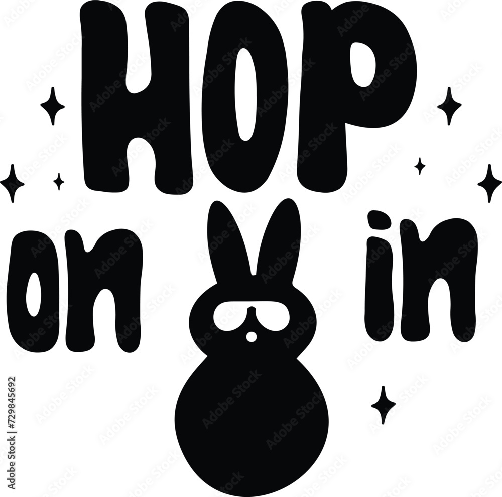 Obraz premium Easter Rabbit Jesus svg design