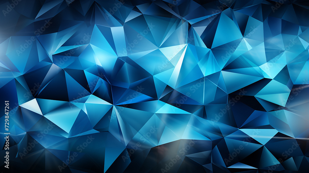 Ultramarine_abstract_polygon_background