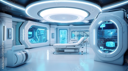 3D CG rendering of a medical space photo