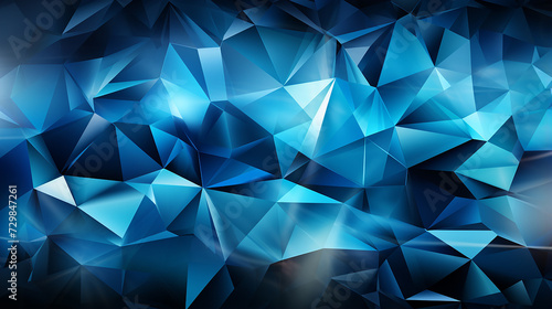 Ultramarine_abstract_polygon_background © slonlinebro