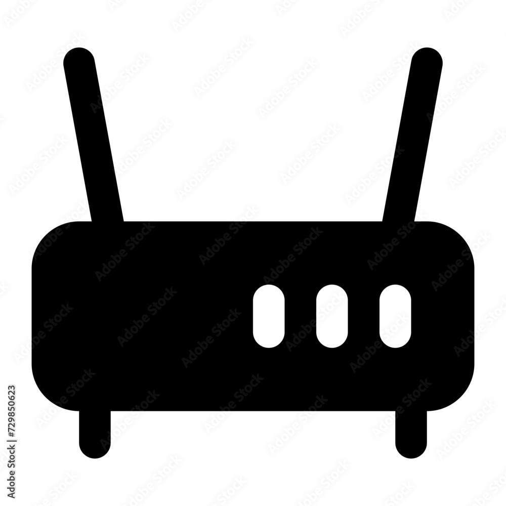 Obraz premium router icon for illustration