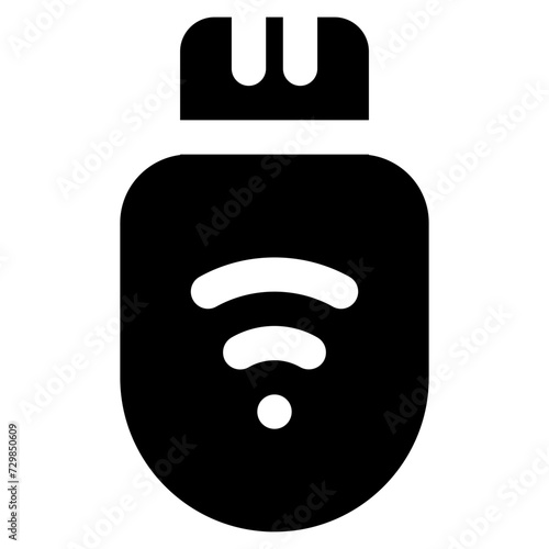 modem icon for illustration