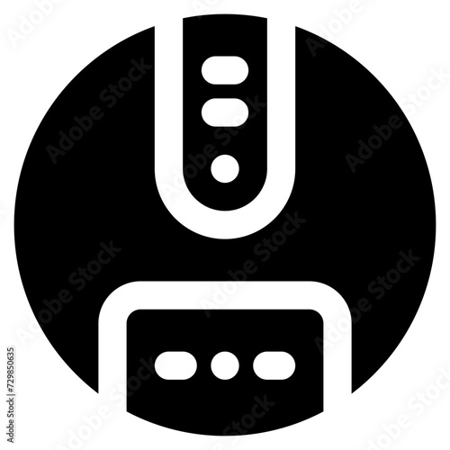 robot vacuum cleaner icon for illustration