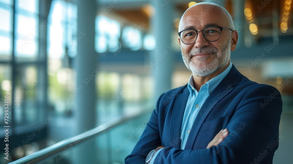 Naklejka premium senior businessman