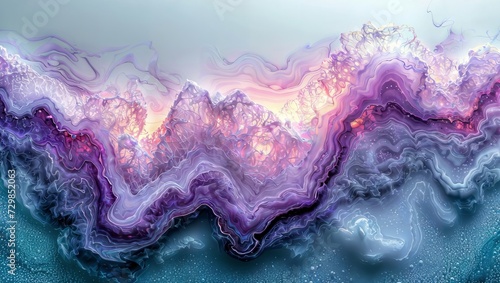 Mysterious Masterpiece: Fractal Waves in Breathtaking Detail