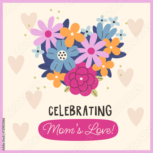 Mother's Day Floral Card